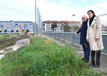 Comienzan las obras del muro de contención de las Instalaciones Nando Yosu