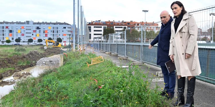 Comienzan las obras del muro de contención de las Instalaciones Nando Yosu