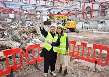 Las obras del Reina Sofía en Santander avanzan a buen ritmo y la nueva estructura del edificio estará lista el próximo verano