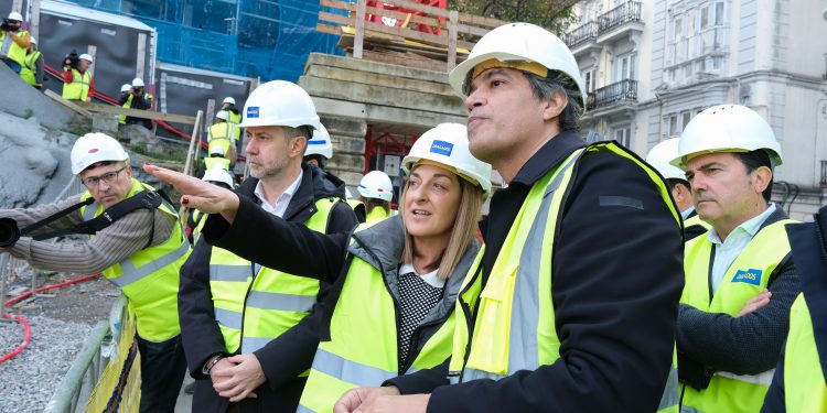 Buruaga asegura que las obras del MUPAC avanzan «a toda máquina» y estará concluido en marzo de 2026