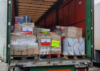 Hoy parte hacia Valencia los primeros 24 palets de la ayuda de Cantabria