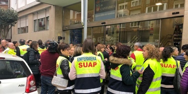 La huelga de los SUAP en Cantabria queda anulada tras un pacto de 15 puntos