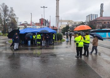 La huelga general en la logística de Solvay prosigue por octavo día tras cerrarse sin acuerdo la mediación en el ORECLA