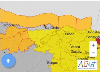 Cantabria activa aviso naranja por fenómenos costeros y nieve