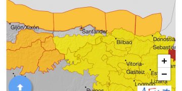 Cantabria activa aviso naranja por fenómenos costeros y nieve