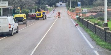 Fuga de gas en una tubería general en Noja