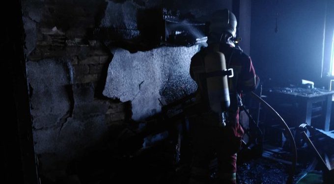 Incendio en la mañana de Navidad en Cabezón de la Sal