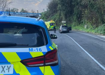 Choque en la N-634 deja una conductora herida leve