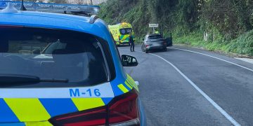 Choque en la N-634 deja una conductora herida leve