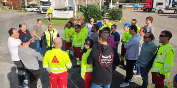 La huelga general en Katoen Natie sigue sin avances tras nueva mediación en el Orecla