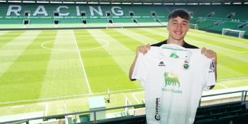 El jugador racinguista Salinas convocado con la Española Sub18