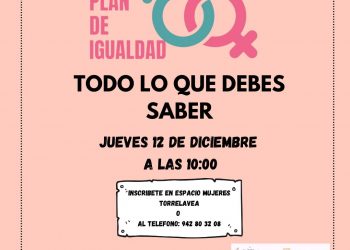 Talleres gratuitos sobre los planes de igualdad y mediación en Espacio Mujeres Torrelavega