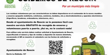 Reocín publica el calendario de recogida de enseres voluminosos para 2025