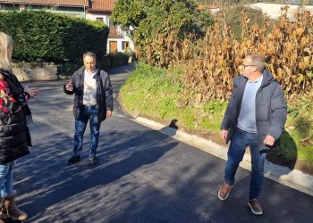 El Ayuntamiento de Piélagos finaliza la mejora del firme en el Barrio de Salcedo, en Vioño, con una inversión de 13.000 euros