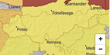 El 112 gestiona 16 incidencias por el viento en Cantabria y mantiene avisos por temporal
