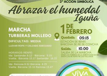 Nueva protesta contra el parque eólico de El Escudo por la destrucción de humedales