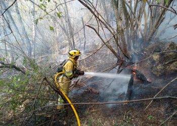 Cantabria registra cinco incendios forestales: dos activos, dos controlados y uno extinguido