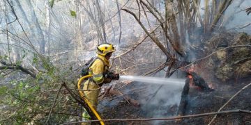 Cantabria registra cinco incendios forestales: dos activos, dos controlados y uno extinguido