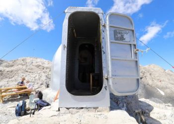 Cabaña Verónica registra la temperatura más baja de Cantabria con -4,9 °C y fuertes vientos en la región