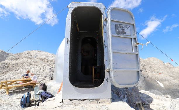 Cabaña Verónica registra la temperatura más baja de Cantabria con -4,9 °C y fuertes vientos en la región