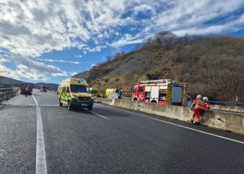 Fallece una mujer de 70 años y siete heridos en un accidente múltiple en la A-67