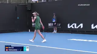 Cristina Bucsa, eliminada en segunda ronda del Open de Australia tras un intenso duelo con Leylah Fernández