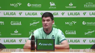 «El parón nos ha venido a todos muy bien a todos los jugadores del Racing, tanto física como mentalmente»: Aldasoro