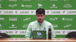 Meseguer: «Lo que hagamos en El Sardinero será clave, necesitamos empezar ganando el sábado»