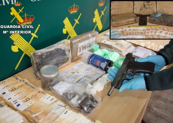 Detenida una red que traficaba cocaína en dobles fondos de turismos entre Madrid y Cantabria
