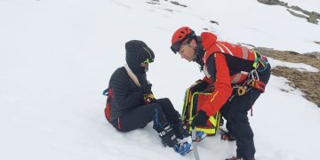 Rescatado un esquiador lesionado en Alto Campoo