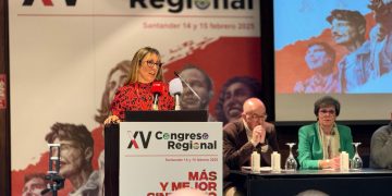 La Delegada del Gobierno en Cantabria resalta el compromiso del Gobierno con los derechos laborales en el XV Congreso de UGT Cantabria