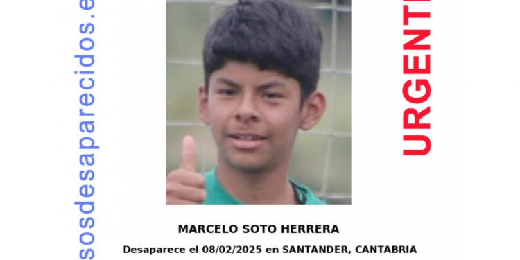 Buscan a Marcelo Soto Herrera, menor de 14 años desaparecido en Santander