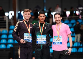 Mohamed Attaoui, campeón de España de 1.500 en pista cubierta
