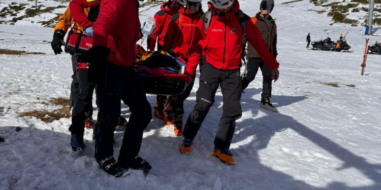 Evacuada en helicóptero una mujer de 66 años tras sufrir una fractura de cadera en Alto Campoo