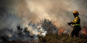 Cantabria reduce a dos los incendios forestales activos de los 39 registrados en el día