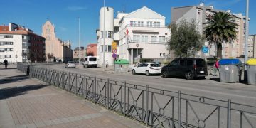 Una mujer de 52 años, herida en una colisión por alcance en el Paseo de General Dávila