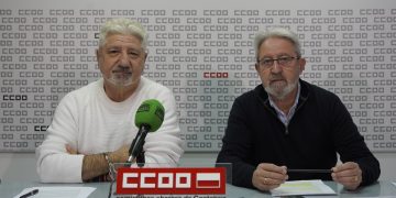 Protesta de CCOO y UGT en Cantabria por el retraso en las devoluciones a pensionistas y jubilados