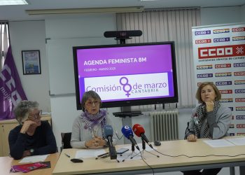 La Comisión 8 de Marzo convoca una manifestación matinal en Santander por el Día Internacional de las Mujeres