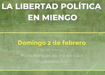 VOX se concentrará en Miengo para defender la libertad política y denunciar la censura