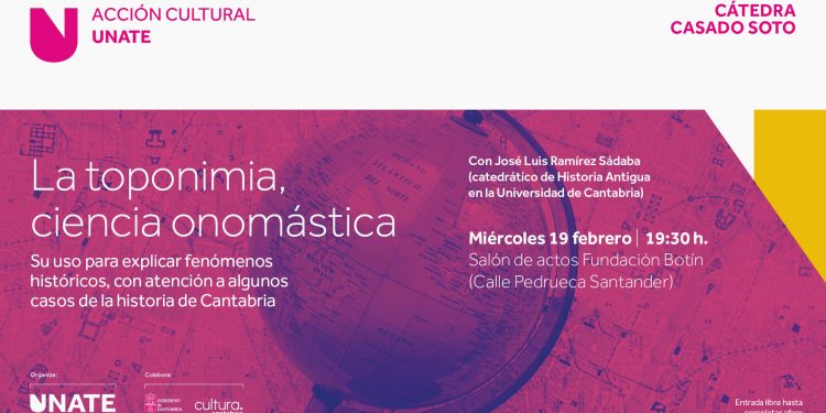 La toponimia como testigo de la historia, protagonista de la Cátedra Casado Soto de UNATE