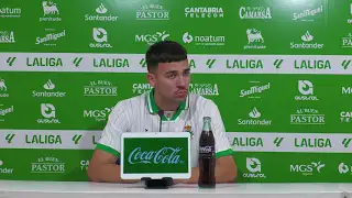 Arana confía en el apoyo de El Sardinero para vencer al Elche: «Vamos a por ellos desde el minuto uno»