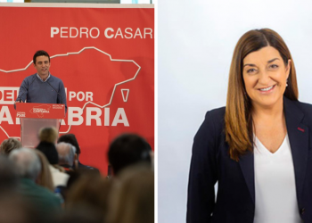 Buruaga felicita a Pedro Casares tras su victoria en las primarias del PSOE de Cantabria