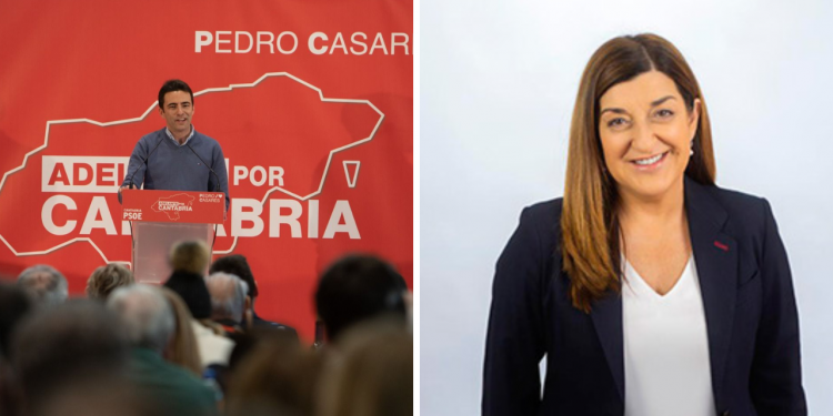 Buruaga felicita a Pedro Casares tras su victoria en las primarias del PSOE de Cantabria