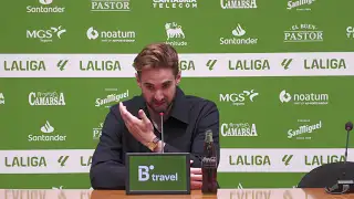 Ezkieta: «Afrontamos el partido contra el Elche como una de las 14 finales que nos quedan»