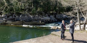 Fomento tendrá listo en dos meses el proyecto para reparar el azud de Puente Viesgo