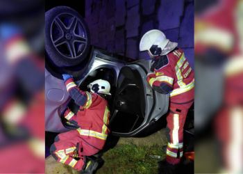 Accidente en la A-67 a la altura de Campoo de Enmedio deja al conductor herido y trasladado al hospital