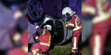 Accidente en la A-67 a la altura de Campoo de Enmedio deja al conductor herido y trasladado al hospital
