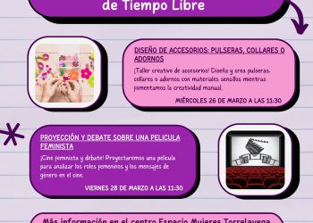 La concejala de Igualdad de Torrelavega presenta el programa de actividades de Espacio Mujeres para marzo y abril