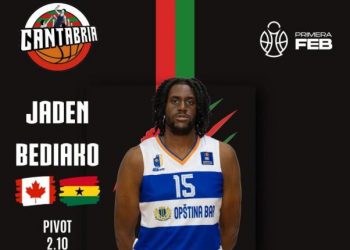 Jaden Bediako refuerza el juego interior de Grupo Alega Cantabria hasta final de temporada