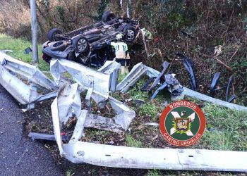 Herido un conductor en un accidente de tráfico en la A-8 en dirección Bilbao